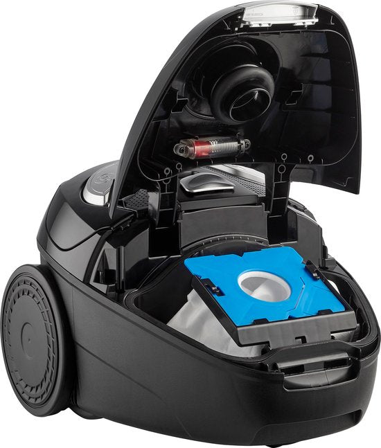 Tomado TVC2002B - Aspirateur avec sac - 2 litres - Filtre HEPA 12 - Léger - Noir