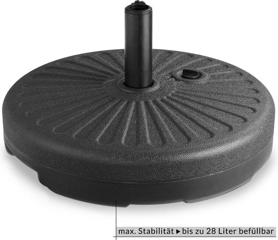 Base de parasol Casaria Anthracite, 57 x 14,5 cm