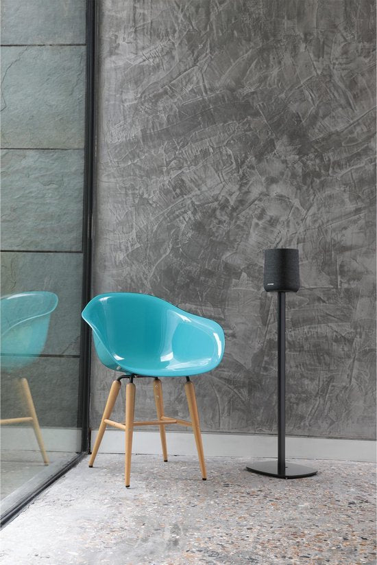 SoundXtra SDXHKCONEFS1021 Support d'enceinte Floor Aluminium, Steel Black