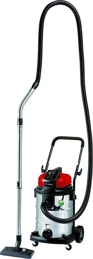 Einhell Aspirateur électrique Wet/Dry TE-VC 2230 SA - 1150 W - 220 mbar - 30 L - Technologie ECO - Contrôleur de manque d'air - Inclus buse combinée tapis/sol lisse - Flexible 3 m - Tube télescopique