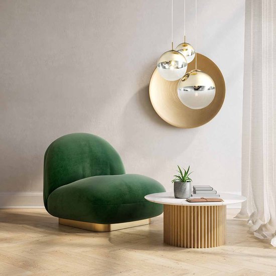 Globo - lampe suspendue - Varus - or - verre - Ø 51cm - E27 - 15855-3