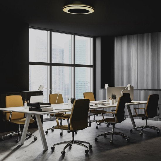 Moderno Ventilateur de plafond avec éclairage - Commande à distance - Plafonniers avec ventilateur et lampe - 3D air