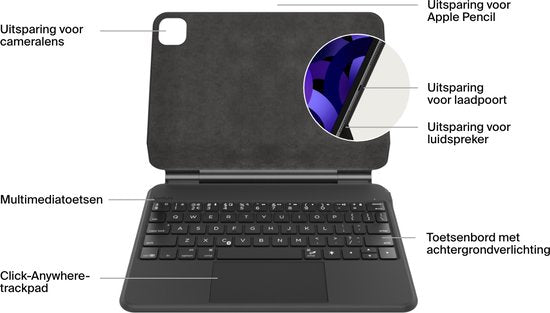 Belkin Pro Case avec clavier et support magnétique pour iPad Pro 11" (4ème génération) - QWERTY