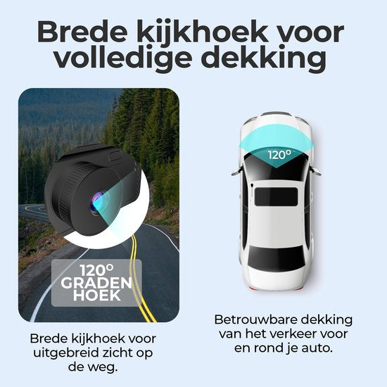 Denver Dashcam - Dashcam pour voiture - Full HD - Grand Angle 120° - Enregistrement en boucle - Capteur G - CCT1650