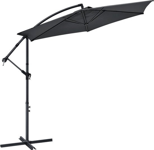 Parasol Brésil - 3m - Gris foncé