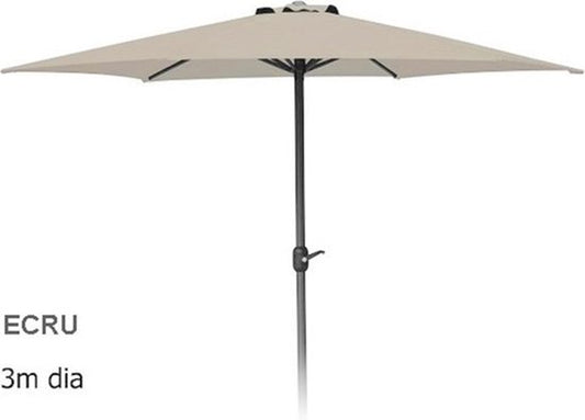 Parasol Ambiance crème Ø 300 cm