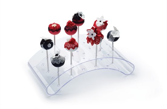 Présentoir à cake-pop - Kitchencraft - 29 X 16 X 9 cm - Acrylique Transparent