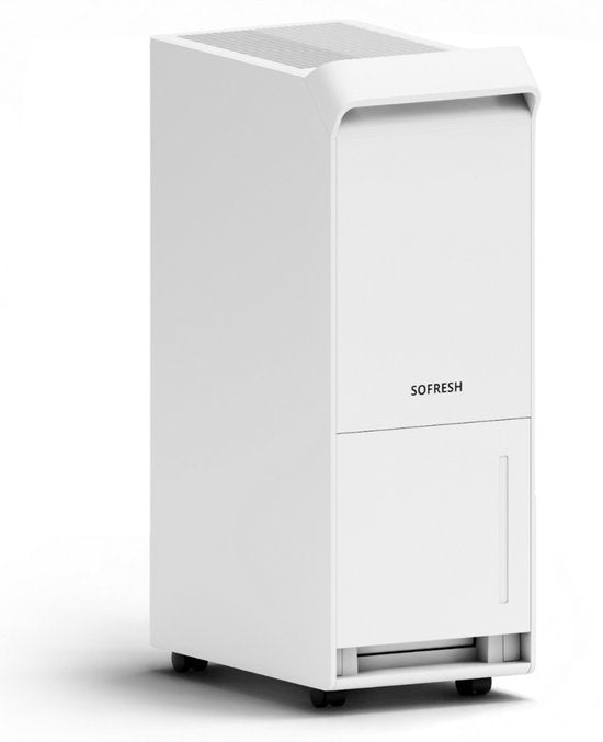 Sofresh déshumidificateur 25 litres par jour - Déshumidificateur et déshumidificateur pour cave, salle de bain, grenier et salon - Blanc
