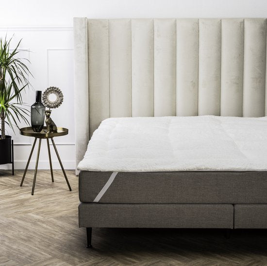 Matelas Sherpa Swiss Nights - 140x200 - Blanc