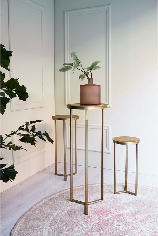 Light & Living Piédestal Retiro - Or - Ø40cm - Moderne