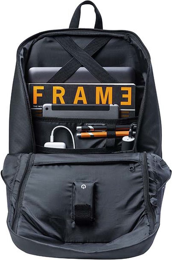 Basil Miles Bike Backpack Nordlicht - Sacoche à vélo simple - Noir - 13 Litre