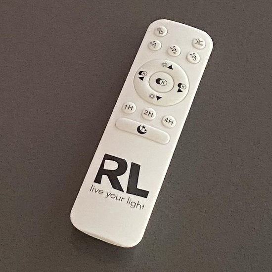 REALITY HALMSTAD - Ventilateur de plafond - Noir mat - incl. 1x SMD 40W - Trois niveaux de vitesse - Variateur intégré - Couleur de lumière réglable - Dimmable en continu - Télécommande