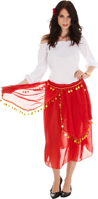 Dressforfun costume femme gitane XXL - déguisement costume halloween tenue de soirée carnaval costume carnaval tenue de soirée - 301009