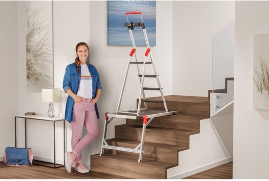 Hailo TP1- Plate-forme pour escaliers - Antidérapante - 90x57 cm