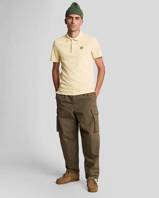 Lyle and Scott Sport SS Polo Hommes Beige S