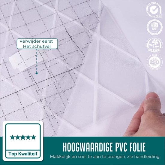 Homewell Film pour fenêtre HR++ 70x300cm - Solaire et isolant - Statique - Fenêtre