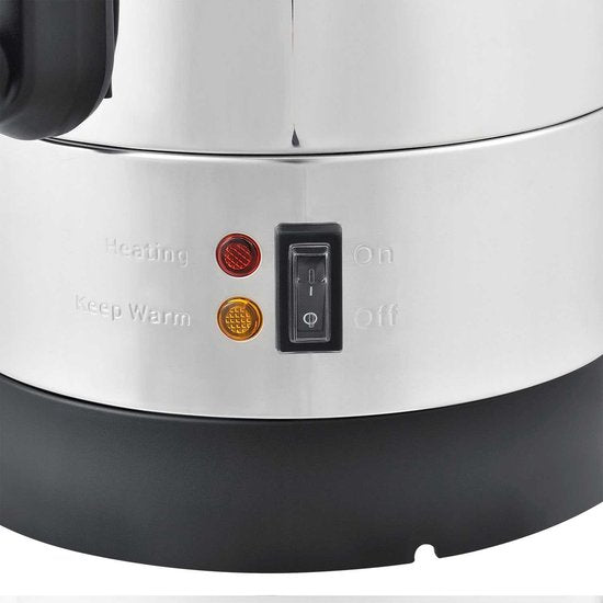 Bouilloire à vin chaud - Juskys - Teramo en acier inoxydable - 7 litres - 1500 Watt - acier