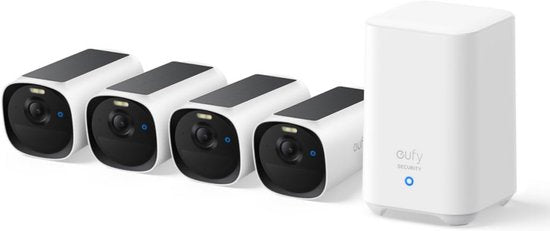 Eufy eufyCam E40 4-Cam Kit + HomeBase S280 Ball (shape) IP security camera Outdoor 2688 x 1520 Pixels Wall