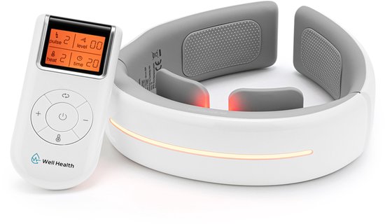 Wellhealth - Masseur cervical ultraléger avec 6 modes de massage - Masseur cervical