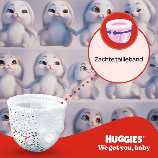 Culotte de protection Huggies® Little Movers, Taille 4 (9 à 14 kg), 120 culottes de protection avec motifs Disney©, Giga pack