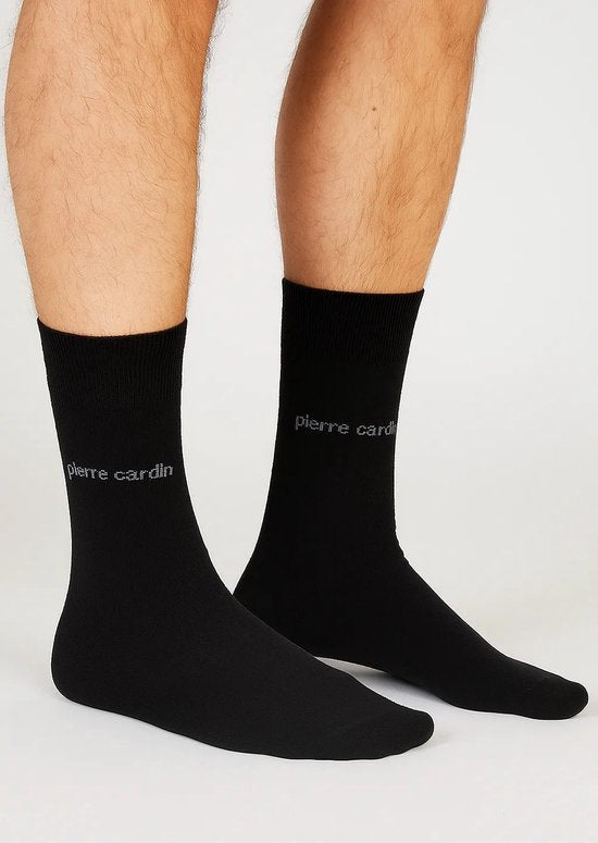 Pierre Cardin Chaussettes homme 3 paires -Coton - 42 - Gris