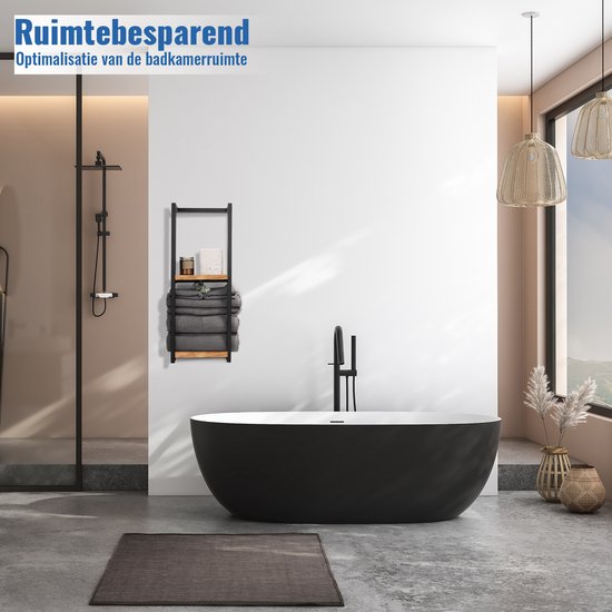 SV Living Porte-serviettes - Porte-serviettes - Pour la salle de bain et la cuisine - 77*28*14cm