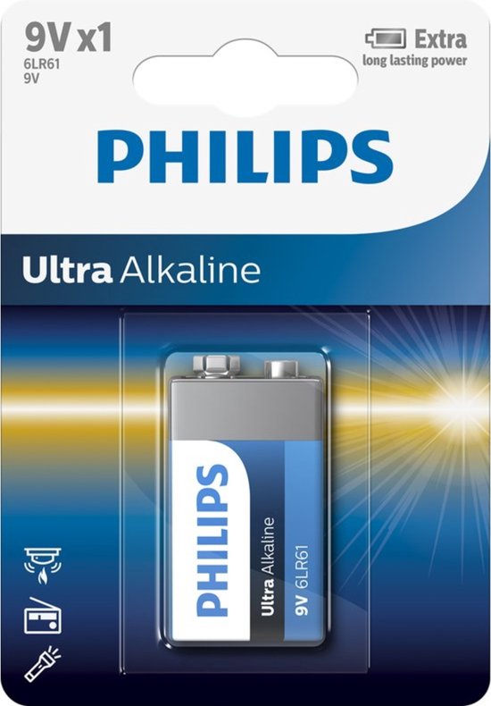 Philips 6LR61 - pile 9V - 1 pièce