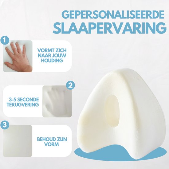 Softsie Coussin de genou pour le lit - Coussin de jambe - Coussin de genou orthopédique - Oreiller de sommeil latéral