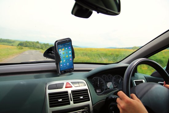 Support de téléphone All Ride - Chargement sans fil - Universel - 5W - 5V/1A - Noir