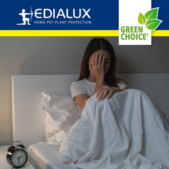Diffuseur Edialux Citronnelle avec recharge, mélange de 4 huiles essentielles, recharge incluse, sans danger pour les enfants, favorise le sommeil, 45 nuits de repos ininterrompu, écologique et sans produits chimiques.
