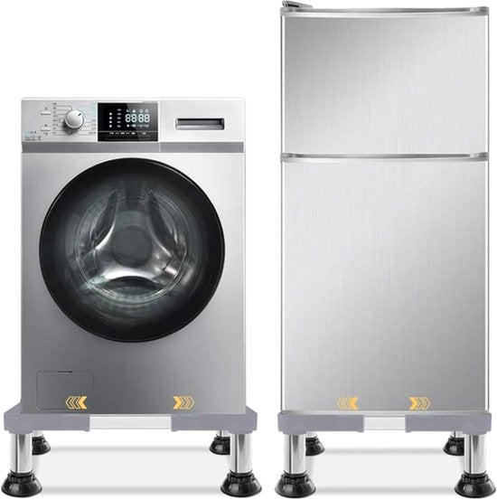LUFT Rehausseur de lave-linge - Base pour lave-linge - Armoire - Convient pour sèche-linge, réfrigérateur, lave-vaisselle et congélateur - Pour Bosch, Samsung, Miele, AEG, LG, Haier - Réglable