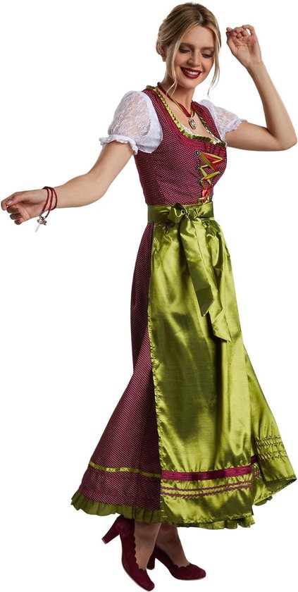 Dressforfun Maxi Dirndl Ruhpolding modèle 2 L - déguisement costume halloween déguisement fête de carnaval déguisement fête de carnaval - 304652