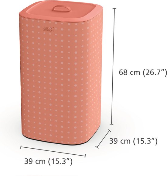 Joseph Joseph - Tota Pop Panier à linge 2x30 litres - Plastique - Orange