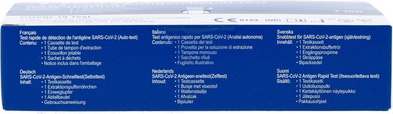 Acon FlowFlex Rapid Test - 1 pièce - Autotest de l'antigène Covid-19