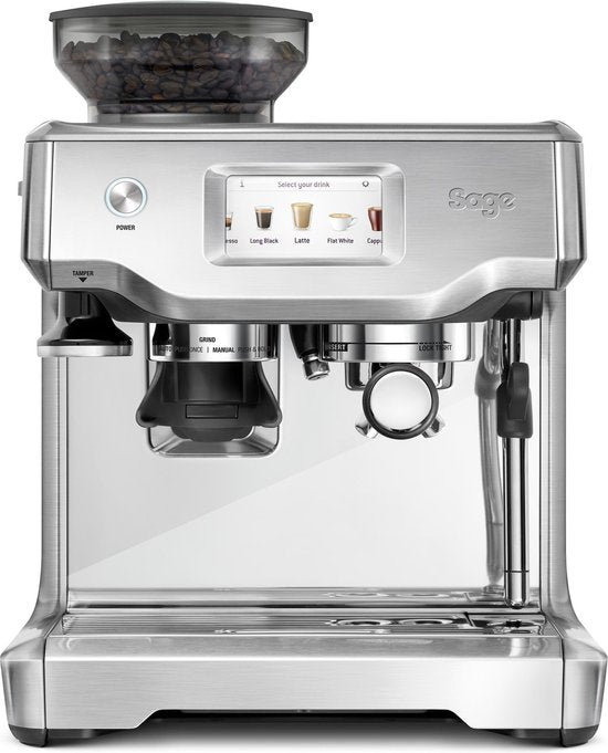 Sage la machine à piston Barista Touch™ Brushed en acier inoxydable