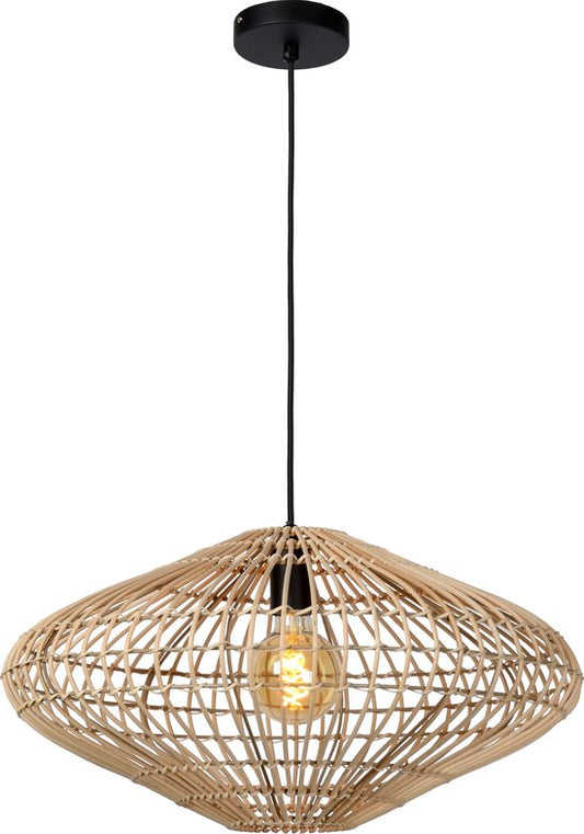 Lucide MAGALI - Lampe suspendue - Ø 56 cm - 1xE27 - Naturel - Japandi