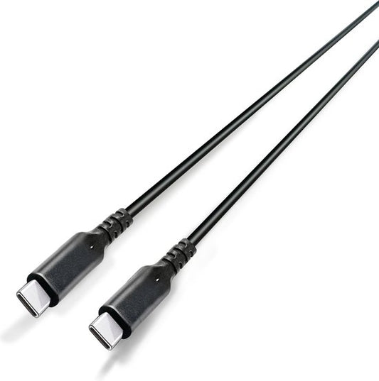 Grundig Cable Câble USB C vers USB C - USB 3.2 Gen 2 - Câble de charge 3 mètres - Chargement et synchronisation - 10Gbps - Chargement rapide - Noir