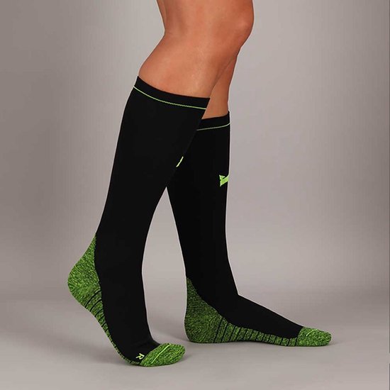 Xtreme Sockswear Compression Socks Running - 2 paires de chaussettes de course - Multi Black - Chaussettes de compression - Taille 45/47