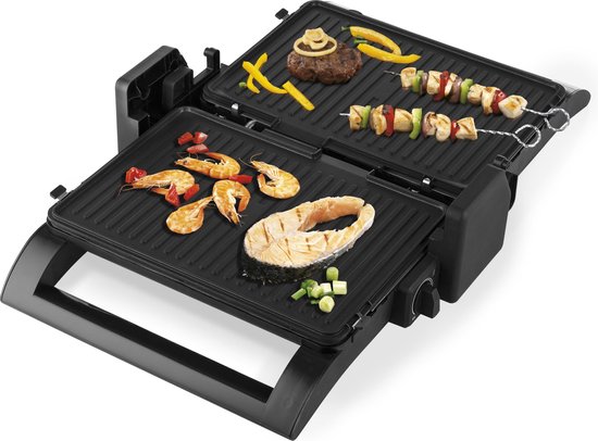 Princess Multi Grill 2-en-1 Sandwich maker et Contact grill 112530 - Grilloir - Plaques interchangeables - Grande surface de cuisson - Revêtement antiadhésif