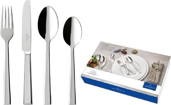 Villeroy & Boch Victor Set de couverts - 68 pièces - acier inoxydable