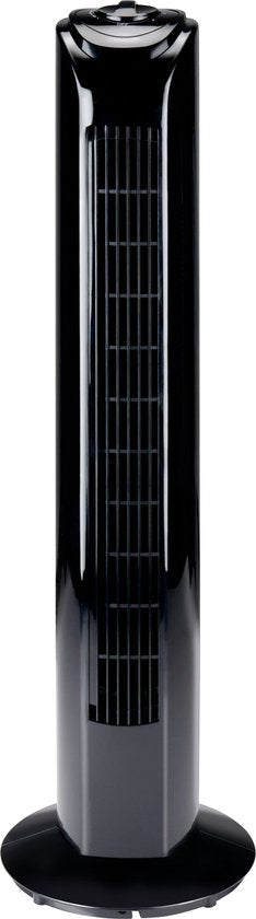 Lifetime Air Tower Fan - Ventilateur à 3 vitesses - Ventilateur rotatif sur pied - Ventilateur de sol 54dB - Parfait pour la chambre et le bureau - Câble secteur 1.5M - 81 x 67 cm - Noir