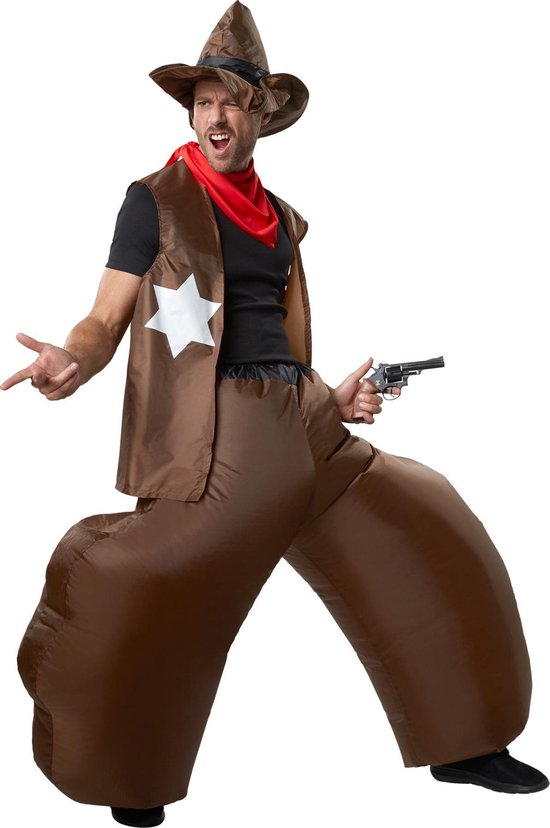 Dressforfun Gonflable cowboy - déguisement halloween déguisement carnaval déguisement carnaval déguisement carnaval déguisement - 302354