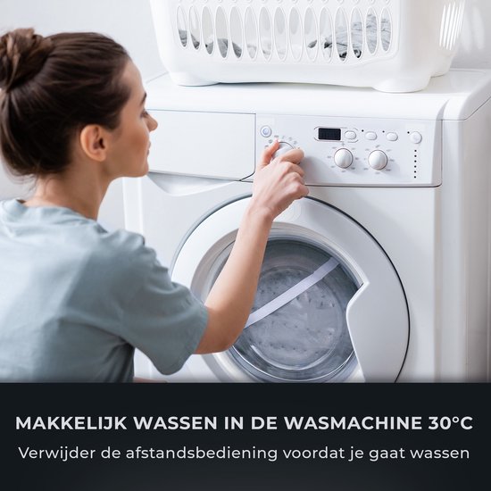 STAUS&BACH CozySnug - Sous-couverture électrique pour 1 personne (100W) - Couverture chauffante avec 6 niveaux de chaleur et minuterie (2, 4 et 6 heures) - Couverture lavable - 150x80 cm - Gris