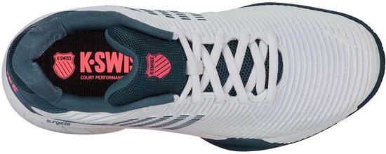 K-SWISS - hypercourt express 2 clay - Chaussures de tennis gravier hommes - Blanc, bleu