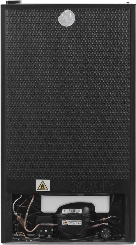 Tomado TRT4702B - Réfrigérateur de table - 80 litres - Avec compartiment congélateur - Etiquette énergétique D - Noir