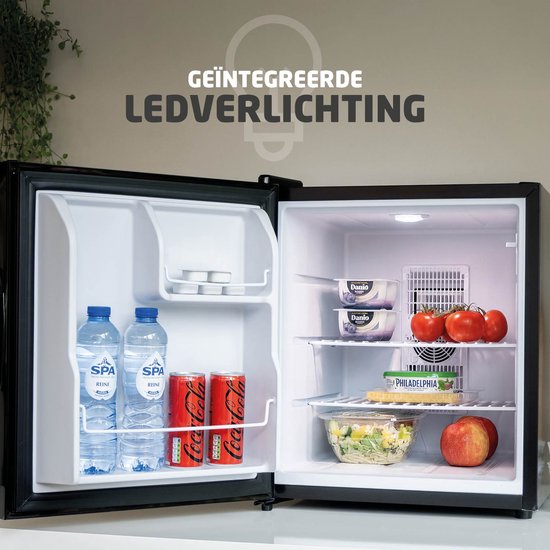 BREND BR-2240 Mini réfrigérateur thermoélectrique - 44 litres - silencieux 35 dB - LED - économe en énergie - pour la chambre à coucher, le bureau ou le camping