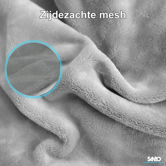 Couverture électrique Sanbo, 120 x 160 cm, lavable en machine, Couverture chauffante