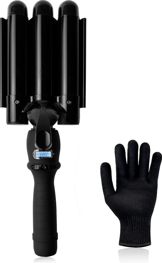 Boucleur professionnel - VAIVE - Boucles naturelles - Ondulations - Fer à boucler à vagues