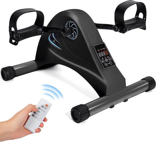 Safe Age® vélo chaise avec assistance électrique - vélo de bureau - pour les bras et les jambes - vélo chaise avec assistance électrique - pour les personnes âgées ou en rééducation - vélo d'appartement - noir