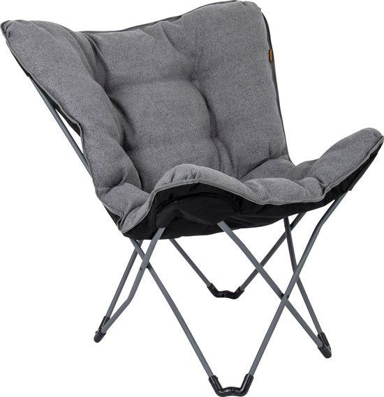 Bo-Camp - Urban Outdoor - Chaise papillon - Grainger - L - Nika - Gris